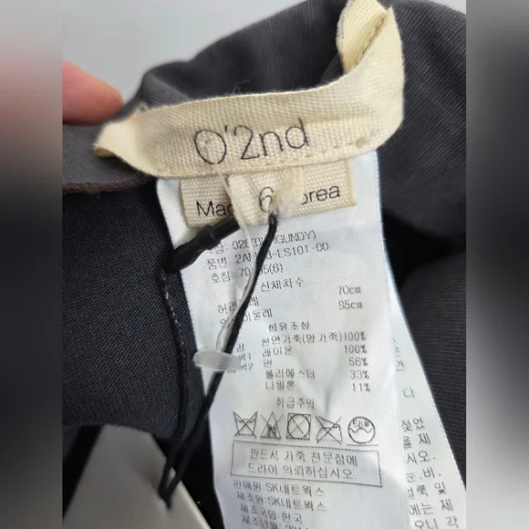 O'2nd Size 6 Rich Burgundy Sheep Skin Leather Mini Skirt - Picture 6 of 12